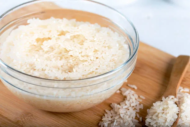 Rice Water
soaked-rice-grain-cloudy-liquid